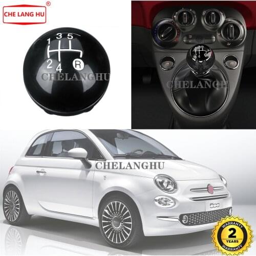 For Fiat 500 2016 2017 2018 2019 Car-styling 5 Speed Gear Shift Stick Knob Level
