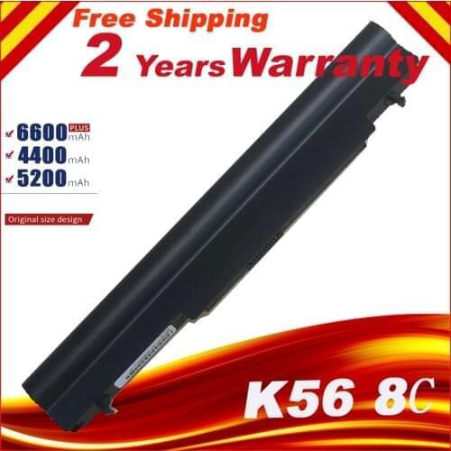 HSW New battery for Asus A31-K56 A32-K56 A41-K56 A42-K56 K56C K56CA K56CB K56CM K56V A56C A56CM A56V fast shipping