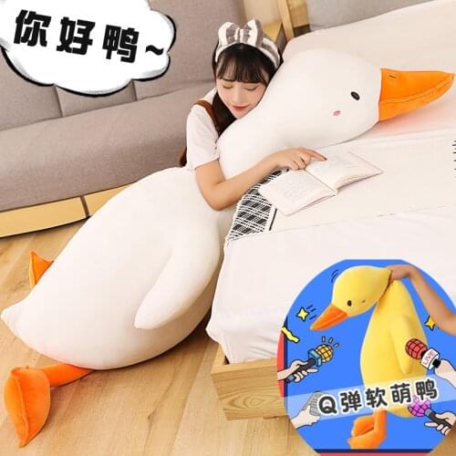 Simulation Fluffy Duck Plush Toy Cute Animal Popular Stuffed Dolls Fashion Kids Plush Toy Juguetes Children Plush Toys BK50MR