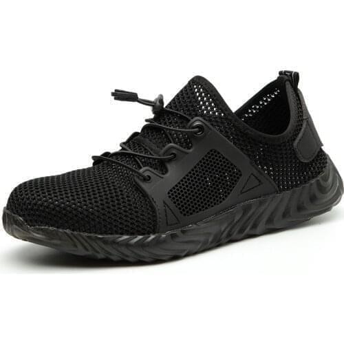 Lightweight Work Shoes Women Anti-Puncture Safty Shoes Men Work Sneaker Steel Toe Shoes Safety Footwear Womens Safety Shoes