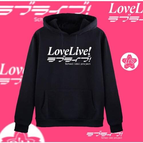Lovelive! Hoodies Anime Autumn Winter Love Live! Jacket Coat Nico Yazawa Kotori Minami Nozomi Tojo Cosplay Hooded Sweatshirts