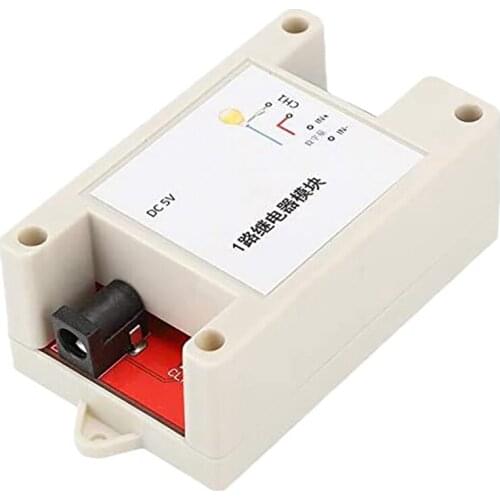 Relay Shield Module,Relay Module With Case ESP8266 1 Channel DC 5V-24V Status Indicator For Modbus Survey Support