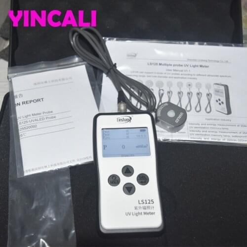 Upgrade UV Light Meter LS125+UVALED Probe Suitable for the Intensity and Energy Measurement of LED Lamps Range 340nm-420nm
