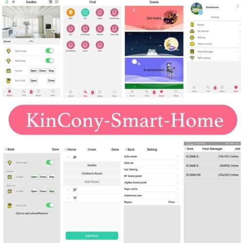 OEM KinCony Smart Home Android System Applicaton Software Change ICO For KC868 Smart Controller