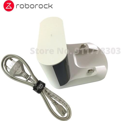 Original S6 Pure Dock Charger Power Cord EU US Plug for Roborock S60 Pure Robotic Vacuum Cleaner Spare Parts Dock Base