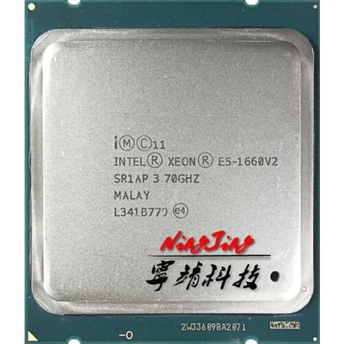 Intel Xeon E5-1660 v2 E5 1660 v2 E5 1660v2 3.7 GHz Six-Core Twelve-Thread CPU Processor 15M 130W LGA 2011