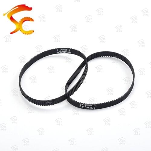 High Quality MXL Timing belt B110 MXL Width 6mm 10mm Teeth 110 Synchronous belt MXL-B110