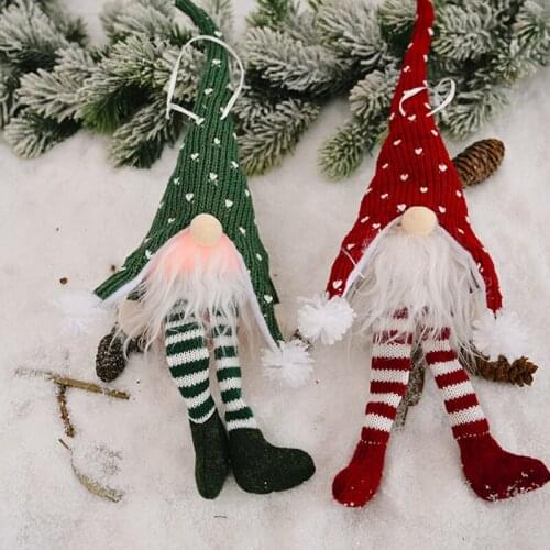 Faceless Old Man Christmas Dolls Xmas Tree Ornament Pendants Kids Gift Toy 2021 New Year Christmas Decoration for Home