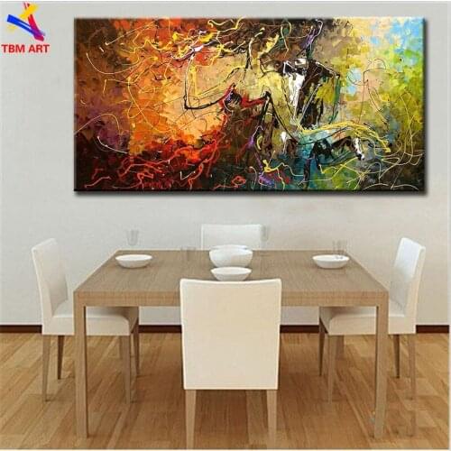 Thick Textured Picture Hand painted Modern Abstract Oil Painting on Canvas for Living Room Wall Art Home Decoration Gift SL102