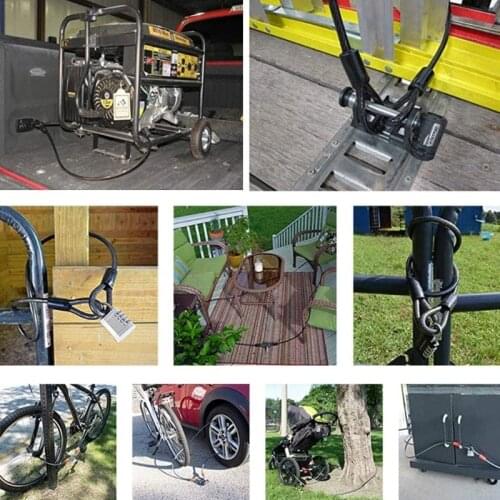 Bike Cable Lock , Bike Locks Cable Lock Coiled Secure Keys Bike Lock,Great Performance