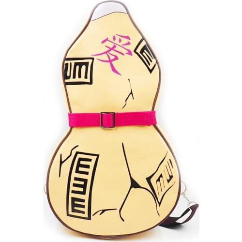 Sabaku No Gaara Crossbody Bag Cucurbit Canvas PU Bag Messenger Bag