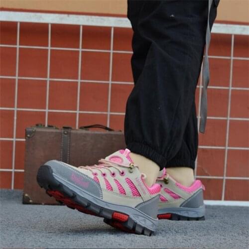 Fashion Safety Shoes Women Work Sneakers Steel Toe Shoes Anti-puncture Work Shoes Warm Comfort Female Shoes Ankle Boots Femme