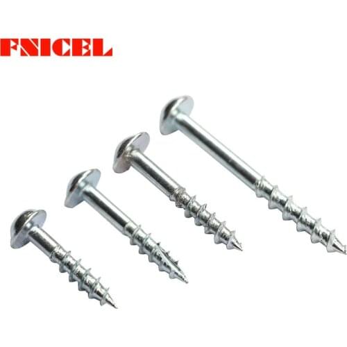 100Pcs High Strength Self-tapping Screws for Pocket Hole Jig Woodworking Tool ST4-20 ST4-25 ST4-38