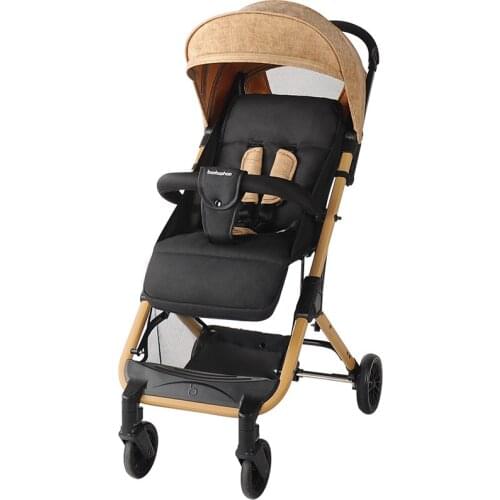 2020 New 6.5KG Light Stroller Gold Frame Car Portable Carriage Umbrella Baby Stroller Newborn Travelling Pram On Plane Gifts