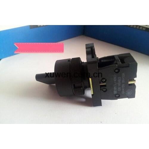 Free shipping 5pcs/Lot XB2-ED83 2NO selector pushbutton switch push button switch