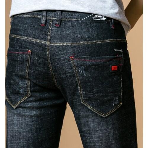 Skinny Jeans Men Homme Pantacourt Biker Moto Hip Hop Streetwear Jean Pants Vaqueros Hombre Spijkerbroek Mannen Joggers Slim Fit