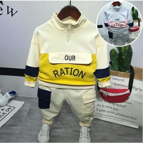 Boys clothing sets spring and autumn boys suits long sleeve Sweater +pants 2pcs kids clothes children clothing set 2-6years