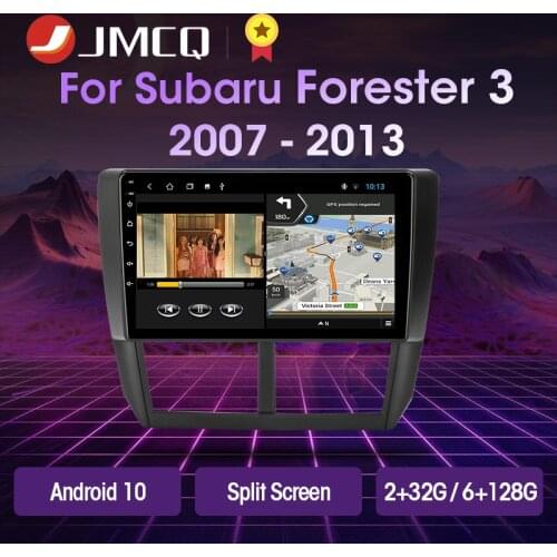 JMCQ Android 10 2G+32G 4G+WiFi 9" Car Radio Multimedia Video Player For 2007-2013 Subaru Forester 3 SH 2 din RDS DSP Head Unit