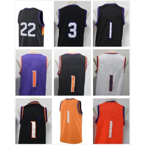 2020-2021 Season High qulality Phoenix #1 #3 #22 Mens basketball jerseys Cotton embroidery version can be customized