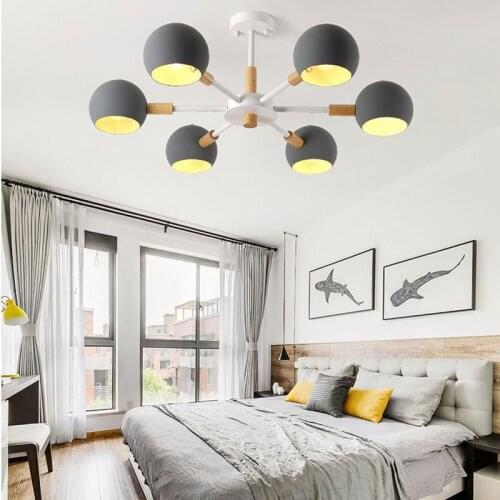 A Modern Concise Maka Dragon Chandelier Restaurant Bedroom Attract Top Light Originality Solid Wood Study Lamps And Lanterns