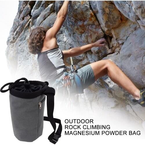 Climbing Equipment Outdoor Bouldering Magnesium Bag Portable Magnesium Bag Rock Climbing Chalk Bag Waterproof Weightlifting Bag