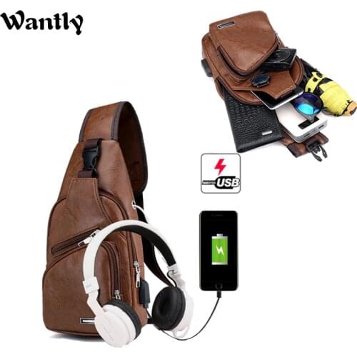 Wantly Men's Textile Bags