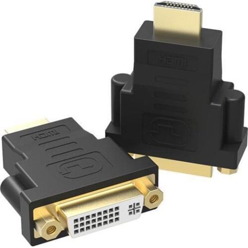 1080P HDMI Male to DVI 24+5 Female Converter Gold-plated HDMI to DVI Adapter for Laptop PC PS3/4 TV STB