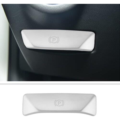 ABS For Mercedes Benz E Class W212 C Class W204 GLK P Button Foot Brake Release Switch Decoration Stickers