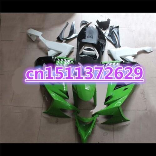 ABS Green white black ABS Fairing For KAWASAKI ZX 10R 08-10 NINJA ZX-10R 08 09 10 Fairings ZX10R 2008-2010 ZX 10R