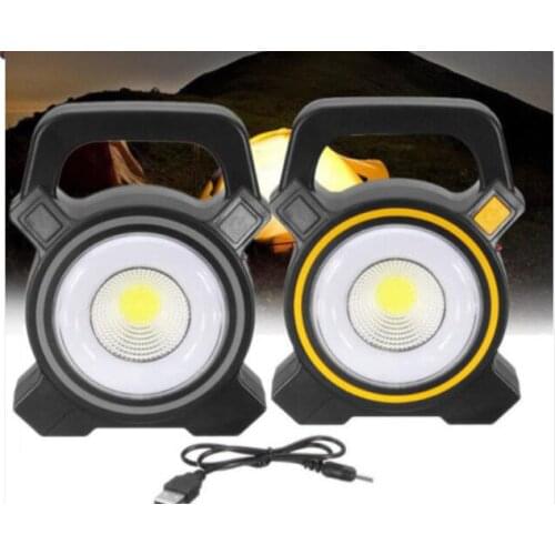 Emergency Light USB Rechargeable 30W Flood Light Portable Outdoor Garden Work Spot Lamp USB Straight Charging Cable Dropshipping