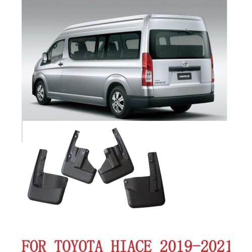 4 Pcs Set Molded Mud Flaps Mudflaps Splash Guards Front Rear Mud Flap Mudguards Fender for toyota hiace 2019-2021 YC101079