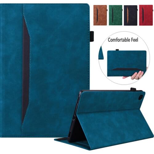 Business Wallet Case for Samsung Galaxy Tab S7 Case Luxury Stand Book Cover for Samsung Tab S7 Plus Case SM-870 T970 11'' 12.4