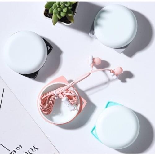 Childs Earphone New Lovely Cute Cartoon Cat Paw 3.5mm In-ear Earphone with Rotate Case with Microphone for Samsung Xiaomi
