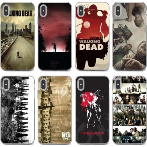 For Huawei P30 P40 P20 P7 P8 P9 P10 Lite Plus Pro 2015 2016 2017 Mini Soft Cases Cover the-Walking-Dead