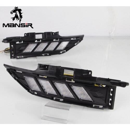 12V LED Daytime Running Light Daylights Car DRL For Hyundai Kona 2017 2018 2019 2020 Brightness Headlight Auto Turn Signal Bulb