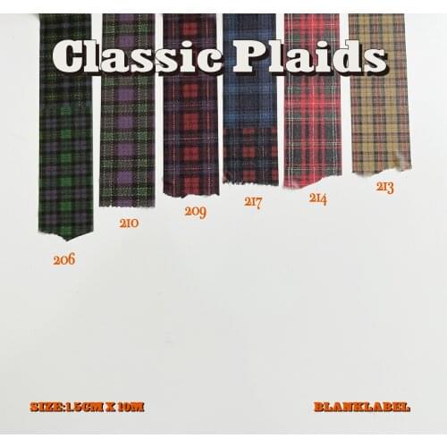 Ins Vintage Winter Classic Plaid Washi Tape DIY Scrapbook School Supplies Stationery Holiday Gift Wrapping Stickers Tape