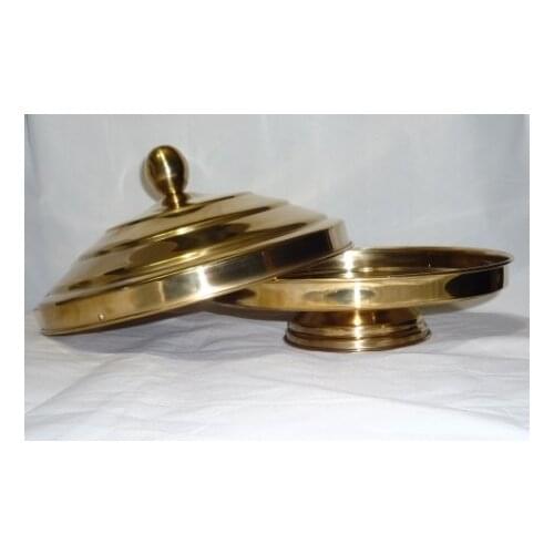 Dove Pan of Collector Golden Color Double layer Magic Tricks Stage close up Illusion Gimmick Props Appearing Objects Magia Pan