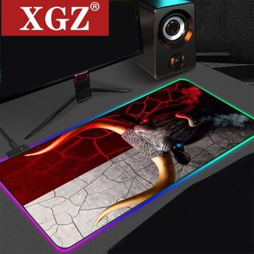 Xgz RGB 2021 Niu Mousepad Best Game Large Personalized Pad Keyboard PC 900x400mm Non-slip Lock Edge Csgo