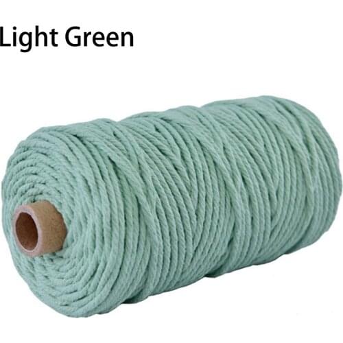 Craft Rope Making String 4mm Pipping Macrame Home 100m Braided Twisted