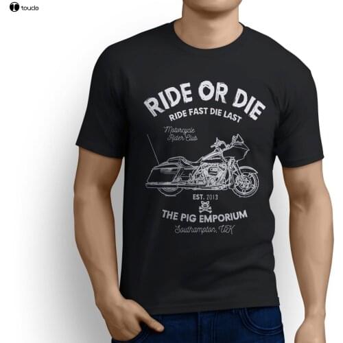 Brand T-Shirt Men 2019 Fashion Ride or Die American Motorbike Road Glide Special Inspired Motorcycle T-shirt