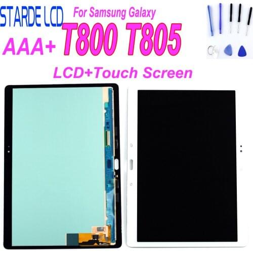 New LCD For Samsung Galaxy T805 Tab S T800 T805 SM-T800 T807 Display Touch Screen Digitizer Sensors Assembly Panel Replacement