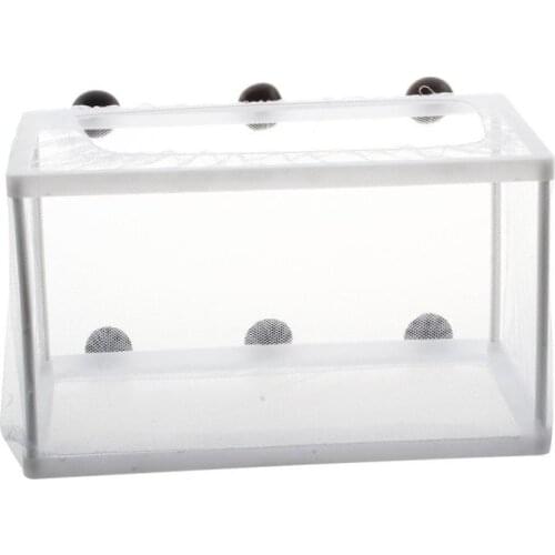 Fish Breeding Incubator Net Bin Hanging Aquatic Pet Hatchery Isolation Mesh Box Fish Tank Separate Container Aquarium Accessory