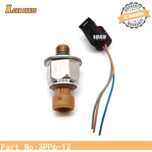 3PP6-12 Fuel Rail high Pressure Regulator Sensor valve For Ford E-350 Excursion F-250 F-350 6.0L V8 2004-2007