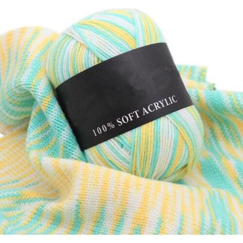 Woolen Yarn Triple Brands Soft Milk Cotton Solid Color Hand Knitting Yarn for Blanket Hat Sweater Knitted Yarn