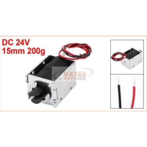 Open type DC solenoid HIO-1240L-24V25 pull type door lock automation equipment copier DC 24V 0.96A 23W 5mm/800g 0mm/2400g