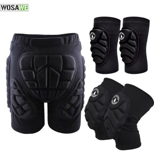 Outdoor Sports Ski Skate Snowboard Protection Skiing Protector Knee pads Skating Protective Hip Padded Shorts XS-3XL