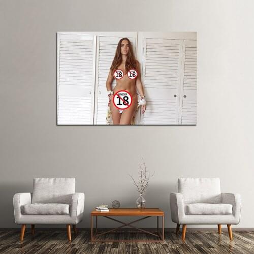 Supermodel Sexy Body Wall Art Canvas Painting Beautiful Girls Wall Pictures for Living Room Home Decor