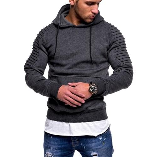 Mens Sweatshirt Long Sleeve Autumn Spring Casual Hoodies Top Boy Blouse Tracksuits Sweatshirts Hoodies Men