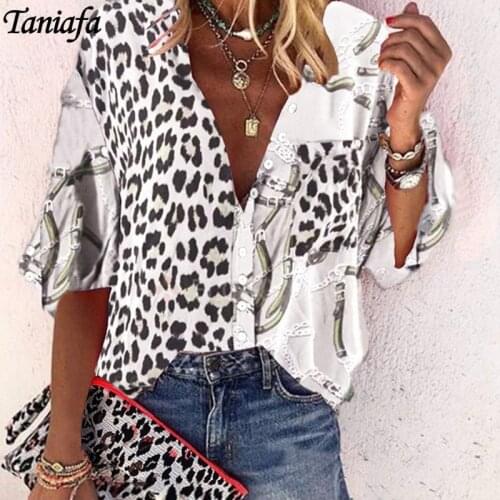 Леопардовые блузки TANIAFA China At AliExpress