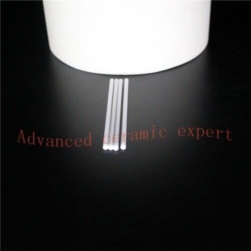 High Thermal Zirconia Ceramic Rod D8*100mm/Round Solid Ceramic Needle/ZrO2 Ceramic Shaft/Wear-Resistant Bar